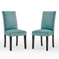 Modway Furniture Parcel Performance Velvet Dining Side Chairs - Mint EEI-3779-MIN